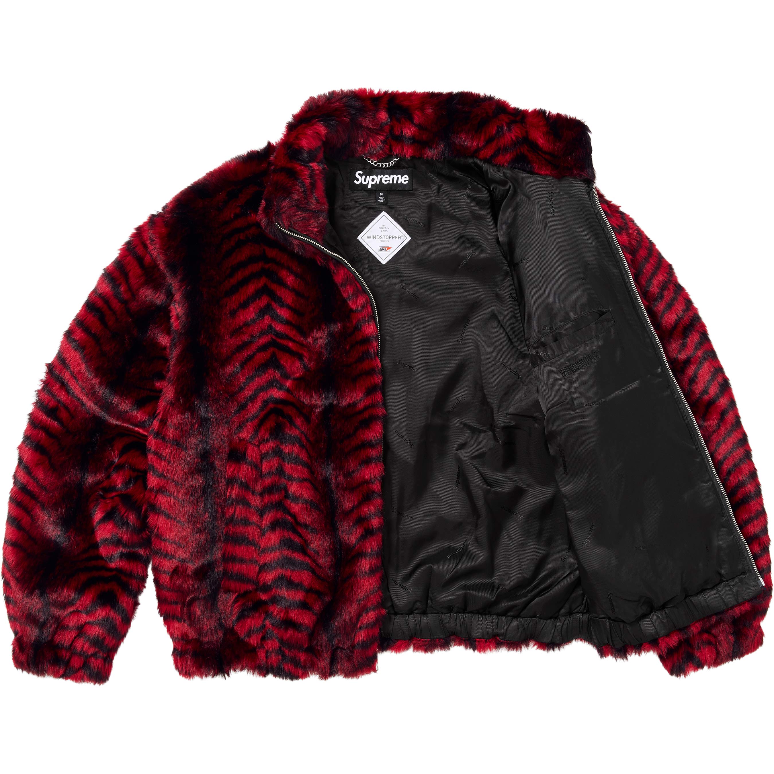 Faux Fur WINDSTOPPER® Bomber Jacket view 4